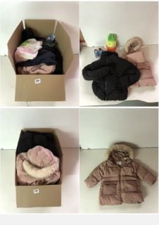 BOX OF MEN'S AND WOMEN'S UNSEALED CLOTHING