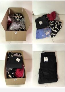 BOX OF MEN'S AND WOMEN'S UNSEALED CLOTHING