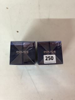 2 X POLICE TO BE OR NOT TO BE GENTS EAU DE TOILETTE SEALED