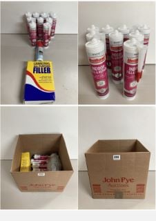 BOX OF CONSUMABLES TO INCLUDE UNIBOND SEALANT