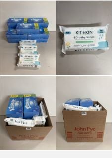 BOX OF KLEENEX AND WIPES ETC