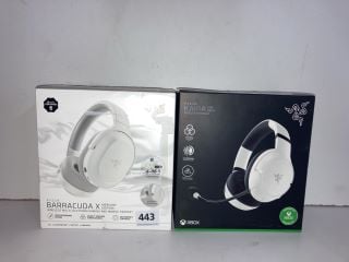 2 X GAMING HEADSETS TO INCLUDE RAZER BARRACUDA