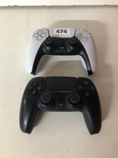 2 X SONY PLAYSTATION FIVE DUAL SENSE WIRELESS CONTROLLERS