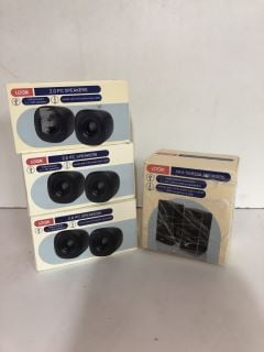 4 X LOGITECH PC SPEAKERS SETS