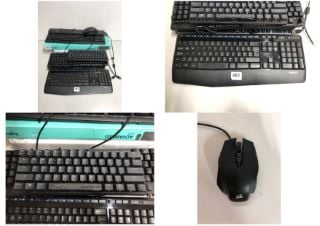 VARIOUS KEYBOARDS AND MICE