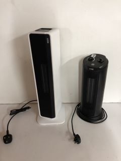 2 X TOWER HEATERS