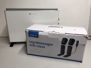 HEATED LEG MASSAGER AND A CONVECTOR HEATER