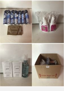 BOX OF CONSUMABLES TO INCLUDE AIR FRESHENERS