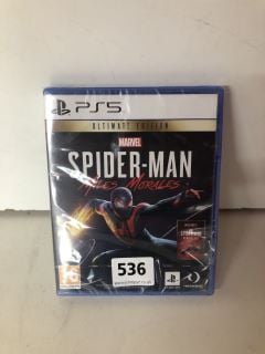 PS5 SPIDER MAN AGED 16+ (SEALED)