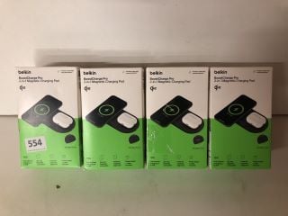 4 X BELKIN BOOST CHARGE PRO CHARGING PADS