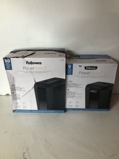 2 X FELLOWES SHREDDERS