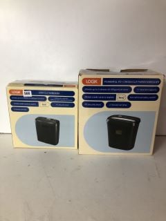 2 X LOGIK PAPER SHREDDERS