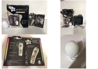 2 X TOMMEE TIPPEE NO TOUCH THERMOMETERS AND A PERFECT PREP MACHINE