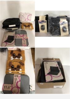 BOX OF TABLET CASES AND FOLIOS