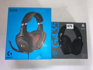 2 X LOGITECH GAMING HEADSETS