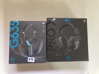 2 X LOGITECH GAMING HEADSETS