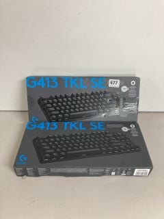 2 X LOGITECH GAMING KEYBOARDS