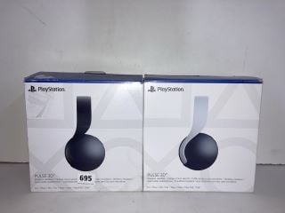 2 X SONY PULSE 3D GAMING HEADSETS