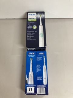 3 X ORAL B ELECTRIC TOOTHBRUSHES