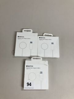 3 X APPLE WATCH MAGNETIC FAST CHARGERS