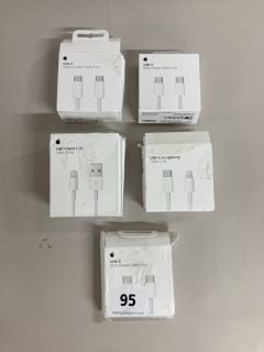 7 X VARIOUS APPLE CHARGERS