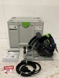 FESTOOL TS 60 KEBQ-PLUS 168MM BRUSHLESS ELECTRIC PLUNGE CUT SAW 230V RRP: £639 (18+ ID REQUIRED)