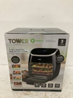 TOWER VORTX 5-IN-1 DIGITAL AIR FRYER OVEN 11L, BLACK RRP £119.99