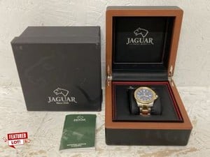 JAGUAR SAPPHIRE PROFESSIONAL DIVER 20 BAR RESIST SWISS MADE MEN'S WATCH AUTOMATIC, BLUE J887/1 RRP: £625