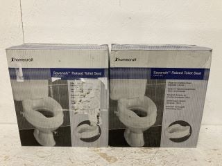 2 X HOMECRAFT SAVANAH RAISED TOILET SEAT