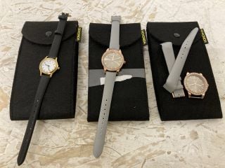 3 X SEKONDA WOMENS WATCH