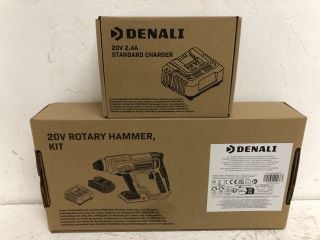 DENALI 20V ROTARY HAMMER, KIT + 20V 2.4A STANDARD CHARGER RRP: £131.99