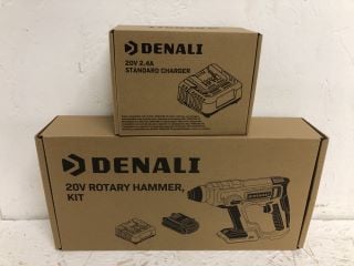 DENALI 20V ROTARY HAMMER, KIT + 20V 2.4A STANDARD CHARGER RRP: £131.99