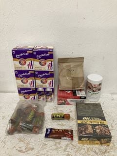 QTY OF ITEMS INC ON OPTIMUM NUTRITION CRISPY PROTEIN BAR