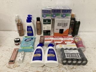 QTY OF ITEMS INC E45 DAILY CARE RICH CREAM