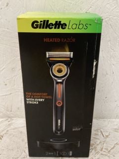 GILLETTE LABS WITH EXFOLIATING BAR, RAZOR FOR MEN, 1 HANDLE - 2 BLADES, INCLUDES PREMIUM MAGNETIC STAND RRP: £124 (18+ ID REQUIRED)