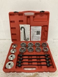 DAYUAN PROFESSIONAL PULL PRESS SLEEVE KIT 28 PCS REMOVE BUSHES BUSHING BEARINGS SEALS - RED