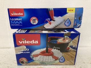 2 X VILEDA ITEMS INC 1-2-SPRAY MAX MOP