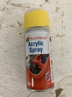 QTY OF HUMBROL ACRYLIC SPRAY