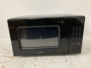 COMFEE' 700W 20 LITRE DIGITAL MICROWAVE OVEN WITH 6 COOKING PRESETS, EXPRESS COOK, 11 POWER LEVELS, DEFROST, AND MEMORY FUNCTION - BLACK - CM-E202CC(BK)