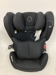 CYBEX GOLD CHILD SEAT PALLAS G I-SIZE, 76 - 150 CM, FROM APPROX. 15 MONTHS TO APPROX. 12 YEARS (APPROX. 9 TO 50 KG), POLYESTER, MOON BLACK RRP: £158