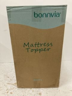 BONNVIA MATTRESS TOPPER SUPER KING SIZE BED, MEMORY FOAM SUPER KING MATTRESS TOPPER, MATTRESS TOPPER SUPER KING SIZE BED WITH MACHINE WASHABLE BAMBOO FIBRE COVER RRP: £169