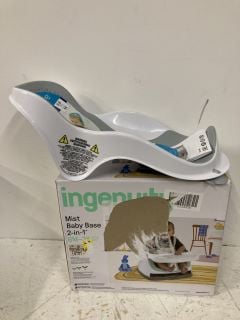 2 X BABY ITEMS INC INGENUITY MIST BABY BASE 2-IN-1