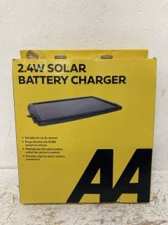 AA 2.4W SOLAR BATTERY CHARGER