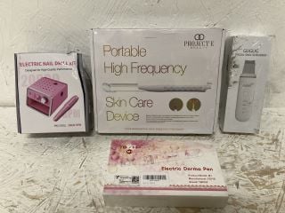 QTY OF BEAUTY ITEMS INC PORTABLE HIGH FREQUENCY SKIN CARE DEVICE