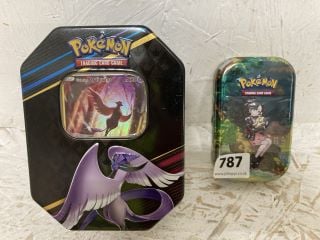 2 X POKEMON TRADING CARD GAME BOXES INC CROWN ZENITH