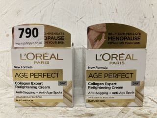 2 X LOREAL PARIS AGE PERFECT INTENSIVE RE-NOURISH