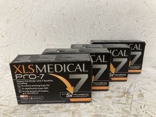 4 X XLS MEDICAL PRO-7 DIETARY FAT BINDER (BBE 2024/ 12)