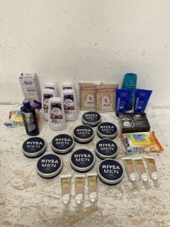 QTY OF ITEMS INC NIVEA MEN CREME