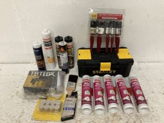 QTY OF ITEMS INC FIT FOR THE JOB 10PC PAINT & VARNISH BRUSH SET