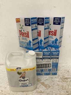 QTY OF CLEANING ITEMS INC PERSIL NON BIO (18+ ID REQUIRED)